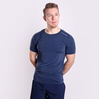 TECHNIC men's fully bonded T-shirt dk.blue melange