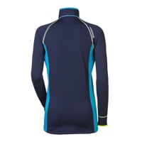 TISPA ladies short zip jacket Dk.blue/turquoise