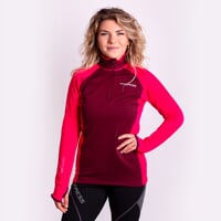 TISPA ladies short zip jacket fuchsia/plum