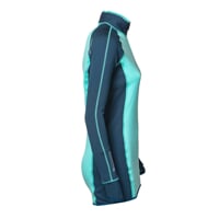 TISPA ladies short zip jacket petroleum/mint