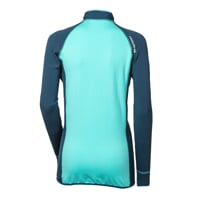 TISPA ladies short zip jacket petroleum/mint