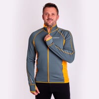 TOREZ pánská funkční sportovní mikina blaugrau/curry