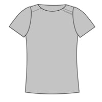 TR TIPICA Das Sport-T-Shirt grau melange
