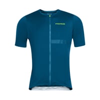 TRAFFIC men's full zip cycling jersey  petroleum