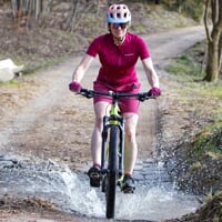 TRAFFICA women's cycling jersey wine red