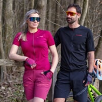 TRAFFICA women's cycling jersey wine red