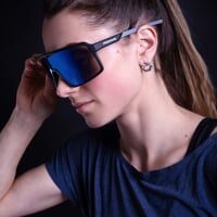VISION BLU-R BLK/GRY die Sportbrille schwarz matt/grau