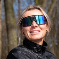 VISION BLU-R BLK/GRY die Sportbrille schwarz matt/grau