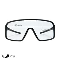VISION PHC BLK die Sportbrille mit phototropen Gläsern schwarz matt