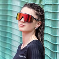 VISION RED-R BLK/GRY die Sportbrille schwarz/grau