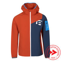 WOOLCRAFT MAN Herrenjacke mit Merino terracotta/navy