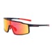 NITRO RED-R BLK/RED CASE Sportsonnenbrille mit polarisierten Gläsern mattschwarz/rot