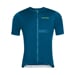 TRAFFIC men's full zip cycling jersey  petroleum