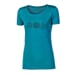 VINKA "TREES" women's merino T-shirt wine red melange